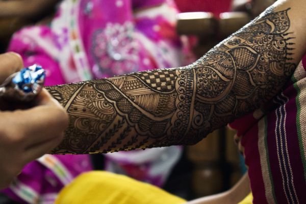 full hand mehndi design