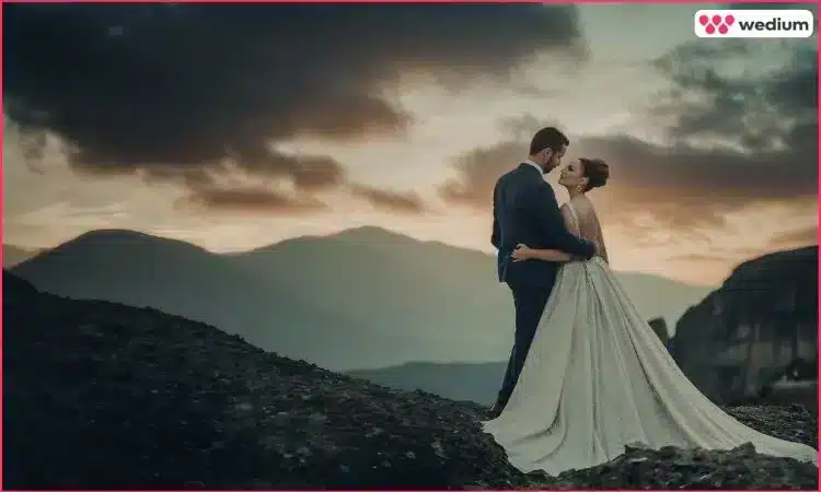 nature’s serenity pre-wedding photography style